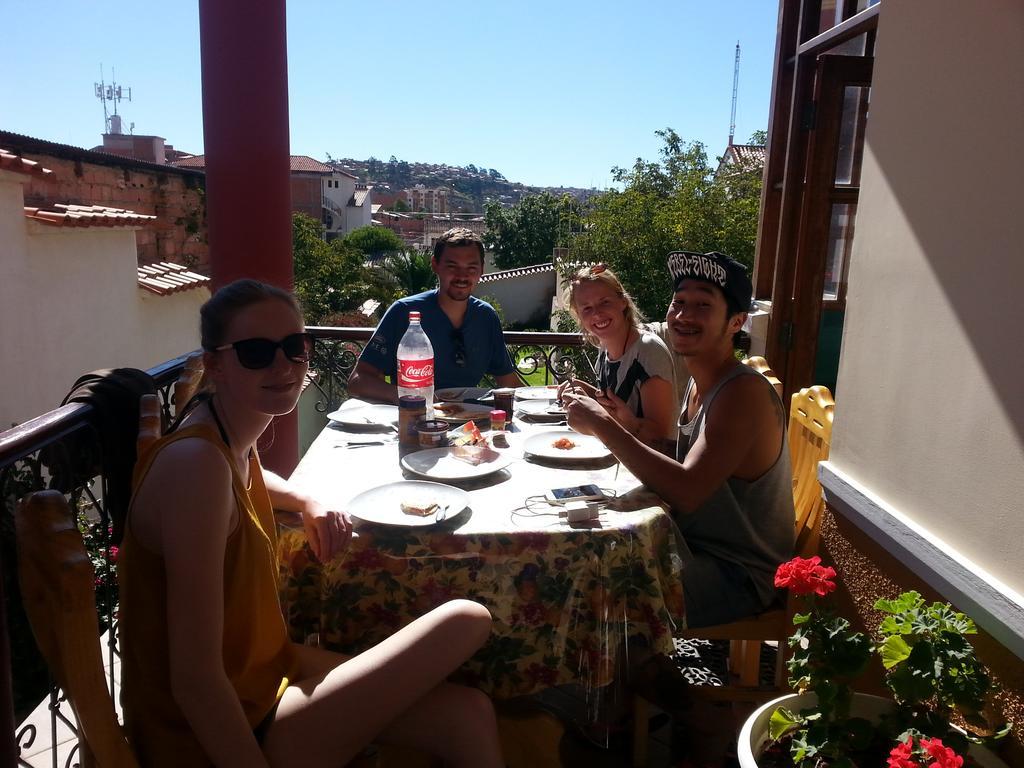 Villa Oropeza Hostel Sucre Exteriér fotografie